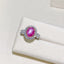 14K GOLD 4.76 CTW NATURAL STAR SAPPHIRE & DIAMOND RING