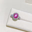 14K GOLD 4.76 CTW NATURAL STAR SAPPHIRE & DIAMOND RING