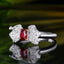 14K GOLD 1.02 CTW NATURAL RUBY & DIAMOND RING