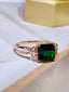 14K GOLD 2.25 CT NATURAL TOURMALINE & DIAMOND RING