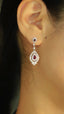 14K GOLD 2.91 CTW NATURAL RUBY & DIAMOND JEWELRY SET