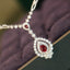 14K GOLD 2.91 CTW NATURAL RUBY & DIAMOND JEWELRY SET