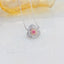 14K GOLD 0.29 CTW NATURAL PINK DIAMOND & DIAMOND NECKLACE