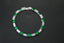 14K GOLD 12.97 CTW VIVID GREEN NATURAL EMERALD & SAPPHIRE BRACELET