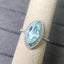 14K GOLD 2.40 CTW NATURAL PARAIBA TOURMALINE & DIAMOND RING