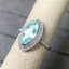 14K GOLD 2.40 CTW NATURAL PARAIBA TOURMALINE & DIAMOND RING