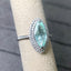 14K GOLD 2.40 CTW NATURAL PARAIBA TOURMALINE & DIAMOND RING