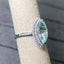 14K GOLD 2.40 CTW NATURAL PARAIBA TOURMALINE & DIAMOND RING