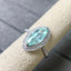 14K GOLD 2.40 CTW NATURAL PARAIBA TOURMALINE & DIAMOND RING