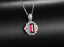 14K GOLD 1.04 CTW NATURAL RUBY & DIAMOND PENDANT