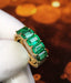 14K GOLD 2.80 CT NATURAL EMERALD RING