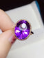 14K GOLD 6.70 CT NATURAL AMETHYST RING