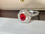 14K GOLD 1.05 CT NATURAL RUBY & DIAMOND RING