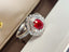 14K GOLD 1.05 CT NATURAL RUBY & DIAMOND RING