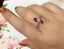 14K GOLD 1.01 CTW NATURAL RUBY & DIAMOND RING