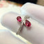 14K GOLD 1.01 CTW NATURAL RUBY & DIAMOND RING