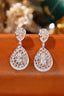 14K GOLD 2.80 CT NATURAL H DIAMOND EARRINGS