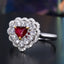 14K GOLD 1.11 CTW NATURAL RUBY & DIAMOND RING