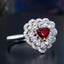 14K GOLD 1.11 CTW NATURAL RUBY & DIAMOND RING