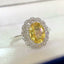 14K GOLD 1.66 CTW NATURAL SAPPHIRE & DIAMOND RING