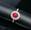 14K GOLD 1.52 CTW NATURAL RUBY & DIAMOND RING/PENDANT