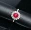 14K GOLD 1.52 CTW NATURAL RUBY & DIAMOND RING/PENDANT