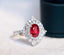 14K GOLD 2.21 CTW NATURAL RUBY & DIAMOND RING