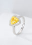 14K GOLD 1.31 CTW NATURAL LIGHT YELLOW DIAMOND RING