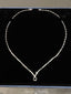 14K GOLD 1.54 CT NATURAL H DIAMOND NECKLACE