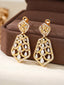 14K GOLD 2.79 CTW NATURAL H DIAMOND EARRINGS