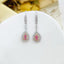 14K GOLD 0.64 CTW NATURAL PINK DIAMOND & DIAMOND EARRINGS