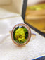 14K GOLD 3.00 CT NATURAL TOURMALINE & DIAMOND RING