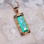 14K GOLD 2.35 CT NATURAL TOURMALINE & DIAMOND PENDANT