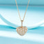 14K GOLD 0.63 CT NATURAL H DIAMOND NECKLACE