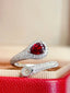 14K GOLD 1.59 CTW NATURAL RUBY & DIAMOND RING