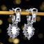 14K GOLD 3.63 CTW NATURAL RUBY & SAPPHIRE EARRINGS