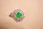 14K GOLD 1.58 CTW NATURAL EMERALD & DIAMOND RING