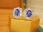 14K GOLD 3.48 CTW NATURAL SAPPHIRE & SAPPHIRE EARRINGS