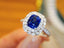 14K GOLD 2.06 CTW NATURAL SAPPHIRE & DIAMOND RING