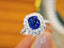 14K GOLD 2.06 CTW NATURAL SAPPHIRE & DIAMOND RING