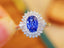 14K GOLD 1.75 CTW NATURAL SAPPHIRE & DIAMOND RING