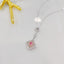 14K GOLD 0.44 CTW NATURAL PINK DIAMOND & DIAMOND PENDANT