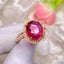 14K GOLD 3.05 CT NATURAL TOURMALINE & DIAMOND RING