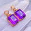 14K GOLD 30.00 CT NATURAL AMETHYST & DIAMOND JEWELRY SET