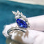 14K GOLD 1.83 CTW NATURAL SAPPHIRE & DIAMOND RING