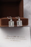 14K GOLD 0.80 CT NATURAL H DIAMOND EARRINGS