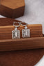 14K GOLD 0.80 CT NATURAL H DIAMOND EARRINGS