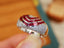 14K GOLD 1.24 CTW NATURAL RUBY & DIAMOND RING