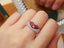 14K GOLD 1.24 CTW NATURAL RUBY & DIAMOND RING