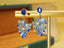 14K GOLD 1.12 CTW NATURAL SAPPHIRE & SAPPHIRE EARRINGS